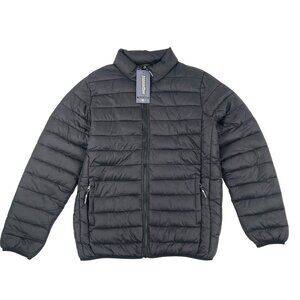 Jackson Hole Outerwear Men XL Packable Puffer Jacket Zip Up Quilted Packable NWT